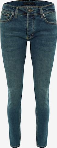 Trendyol Slimfit Farkut värissä sininen: etupuoli