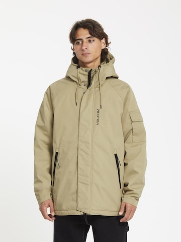 Volcom Winterjacke 'STOKE STONE II 10K' in Grün: Vorderseite