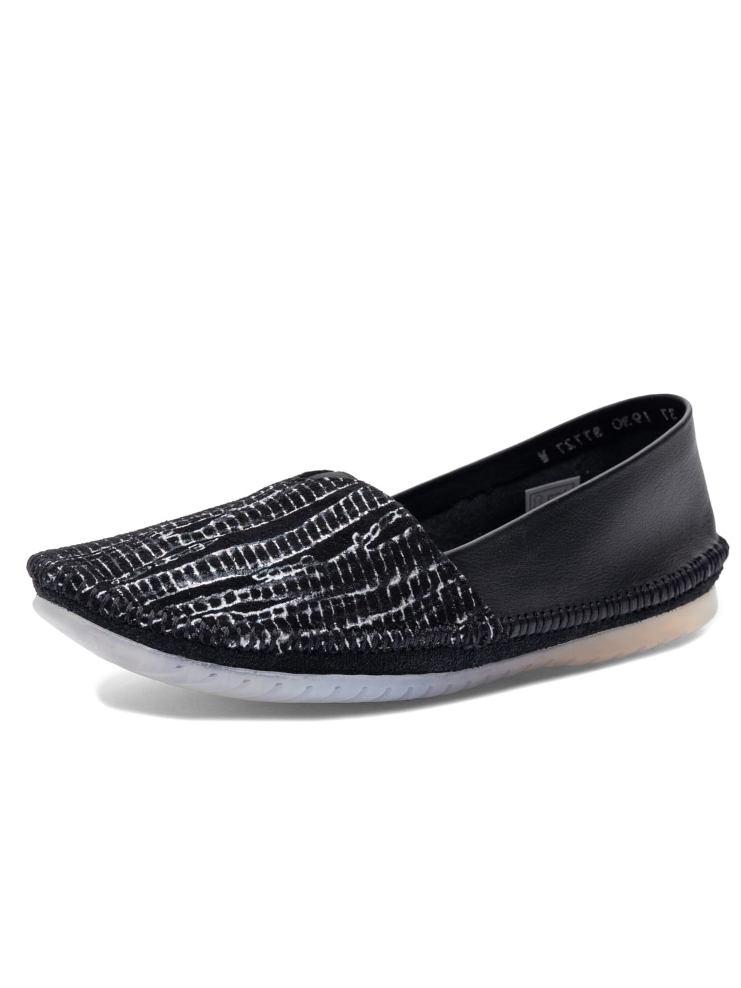Maciejka Slipper '1930W-48/00-0'‌‌‌‌ in Schwarz: Vorderseite