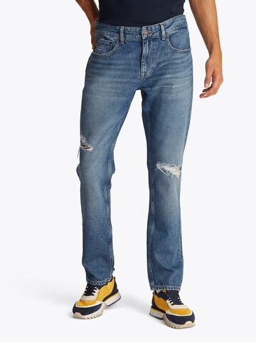 Tommy Jeans Liibuv Teksapüksid 'SCANTON', värv sinine: eest vaates