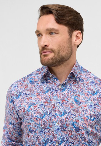 ETERNA Comfort fit Button Up Shirt in Blue