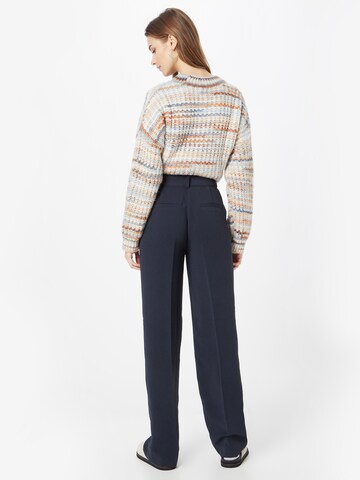 minus Wide leg Trousers with creases 'New Ilsa' in Blue