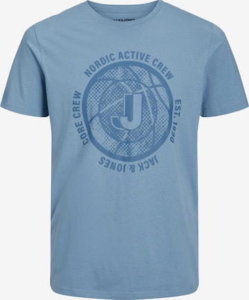JACK & JONES Tričko – modrá: přední strana