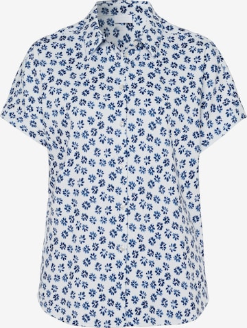 Chemisier 'Florine' DESOTO en bleu : devant