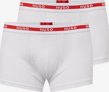 HUGO Red - Calzoncillo boxer en blanco: frente