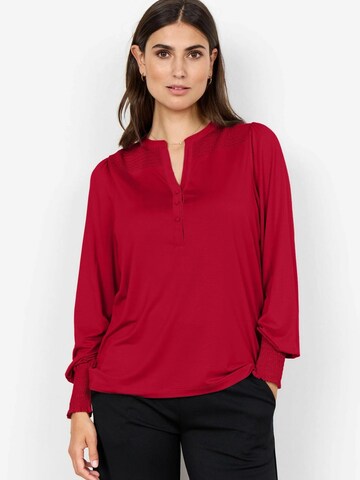 T-shirt Soyaconcept en rouge : devant