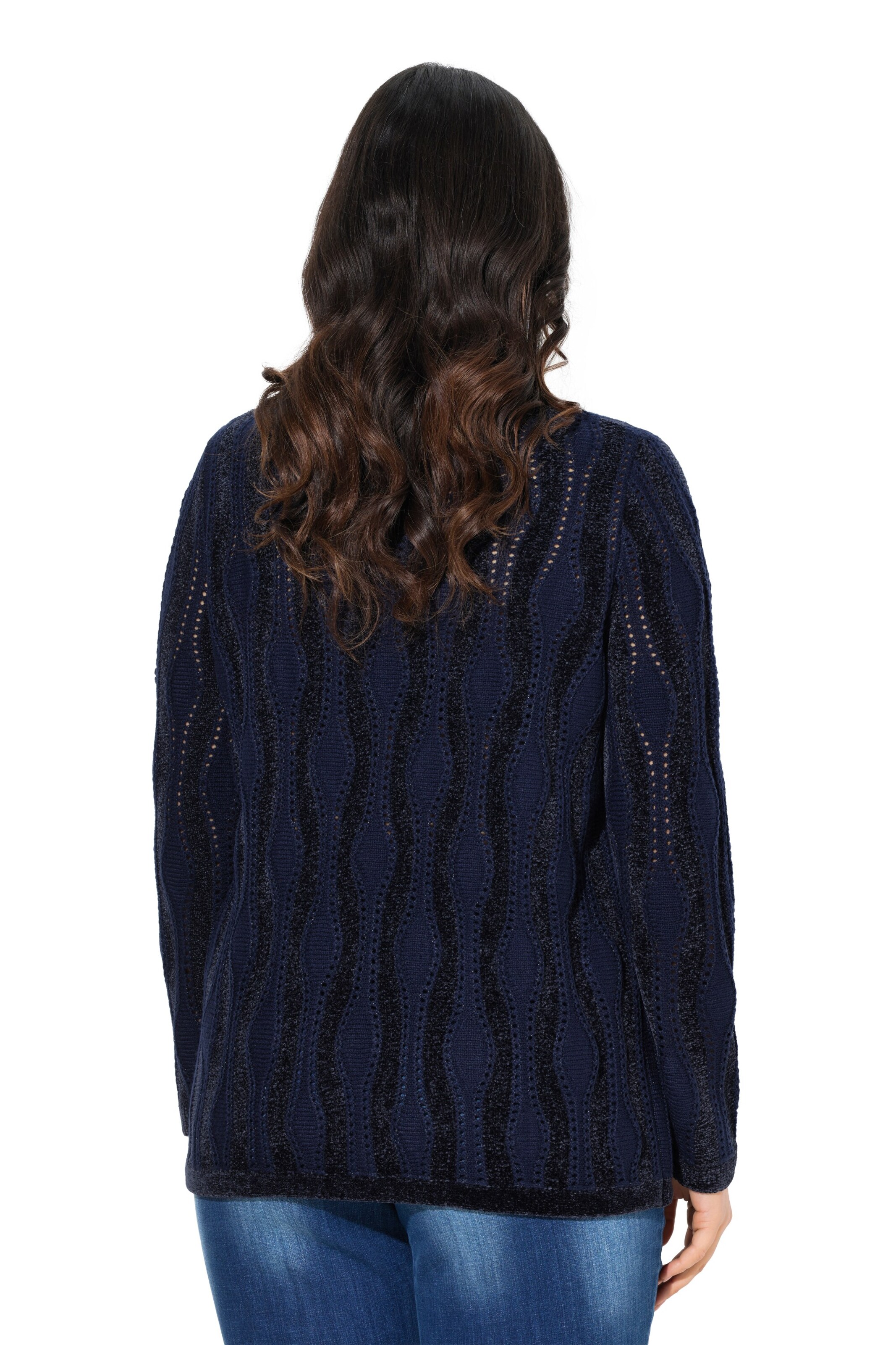 Pull-over Ulla Popken en bleu