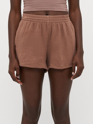 Pantaloncini da pigiama di Hunkemöller in marrone: frontale