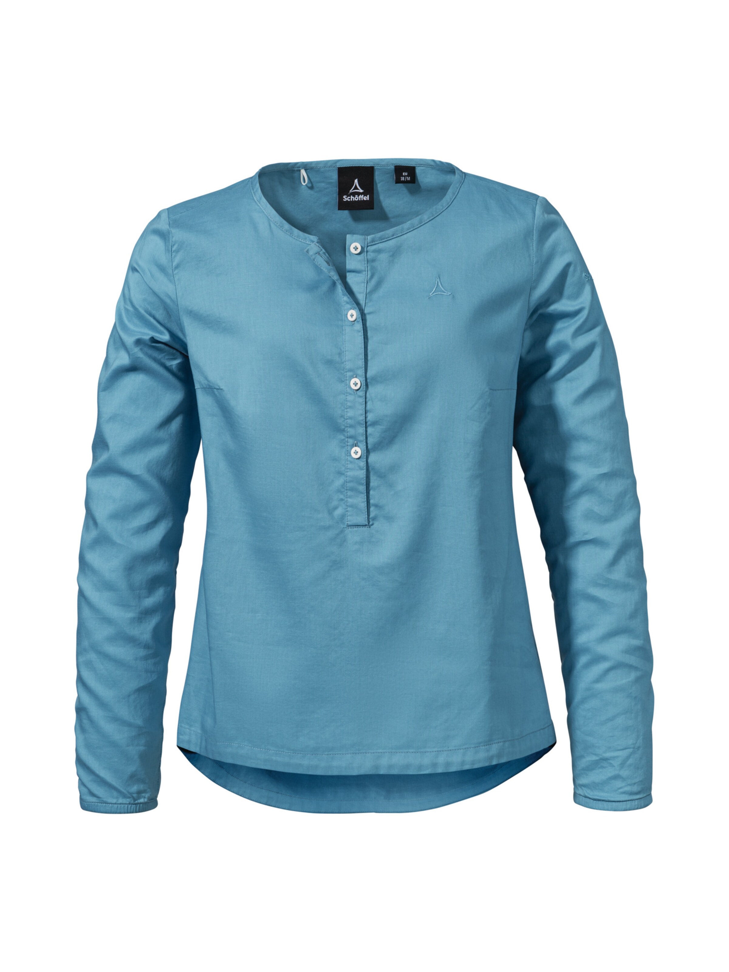 Schöffel Athletic button up shirt 'Catania' in Blue: front