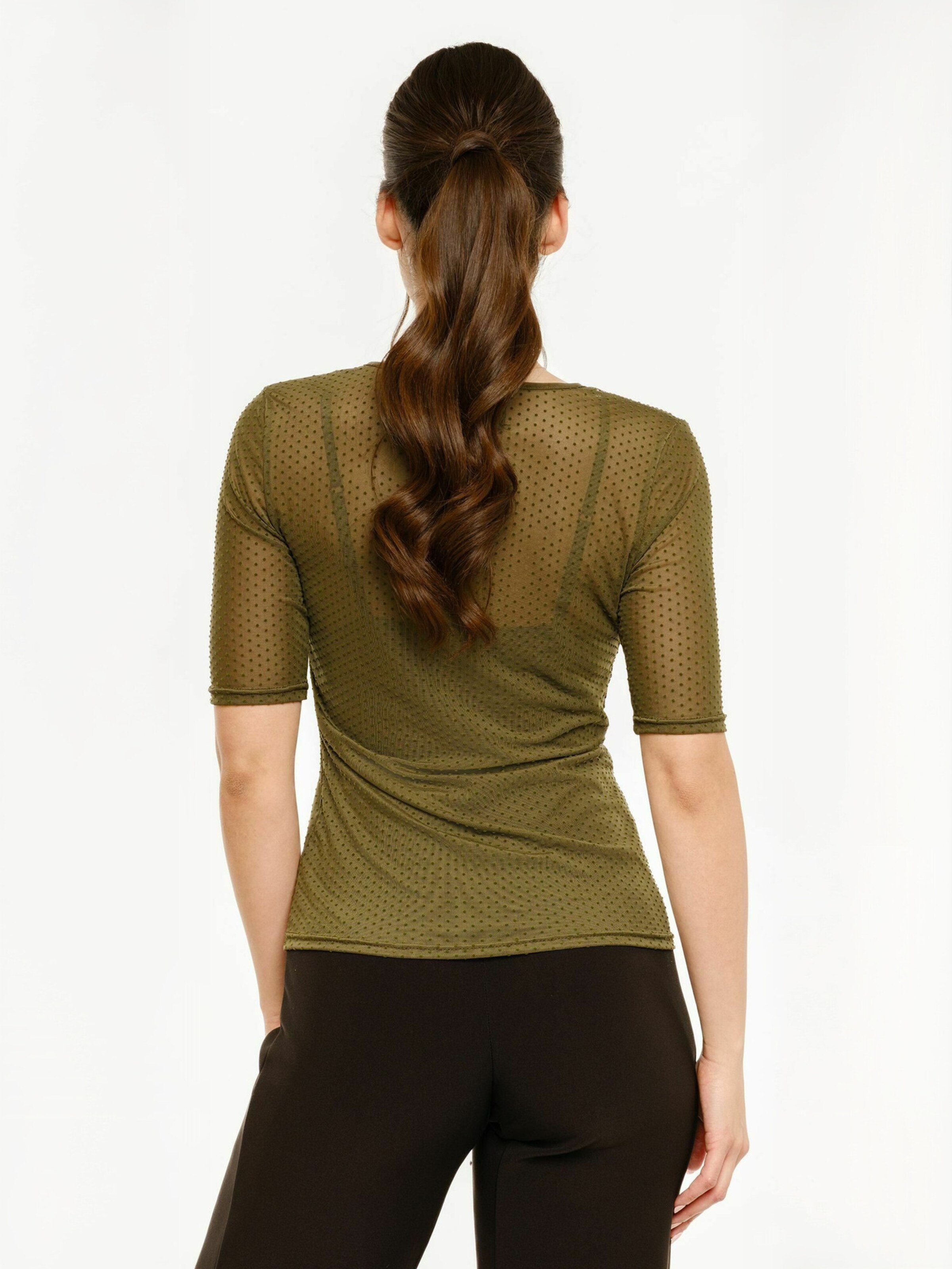 Liberte Essentiel Top ' MESH ' w kolorze zielony