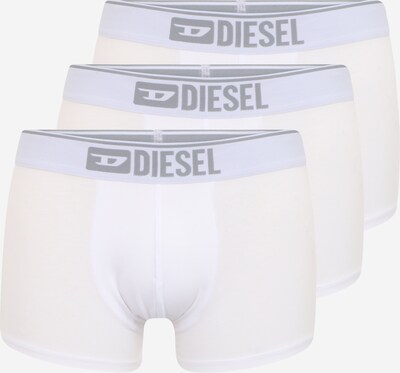 DIESEL Boxers 'Damien' en gris clair / gris foncé / blanc, Vue avec produit