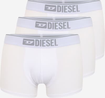 DIESEL Boxershorts 'Damien' in de kleur Lichtgrijs / Donkergrijs / Wit, Productweergave