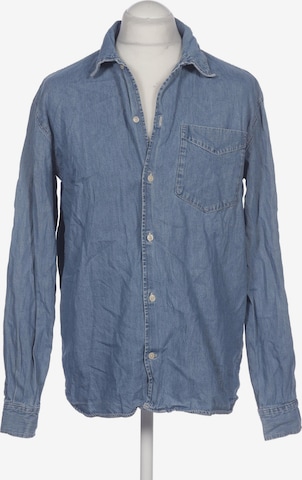 WEEKDAY Hemd M in Blau: Vorderseite