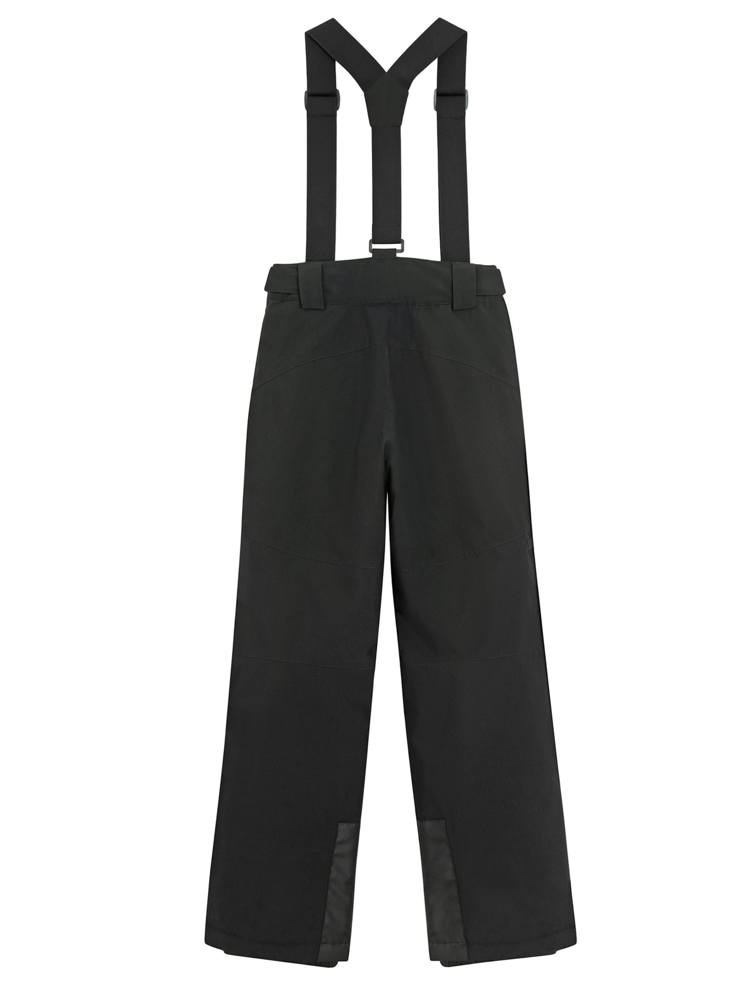 NoWear - regular Pantalón de montaña en negro: atrás