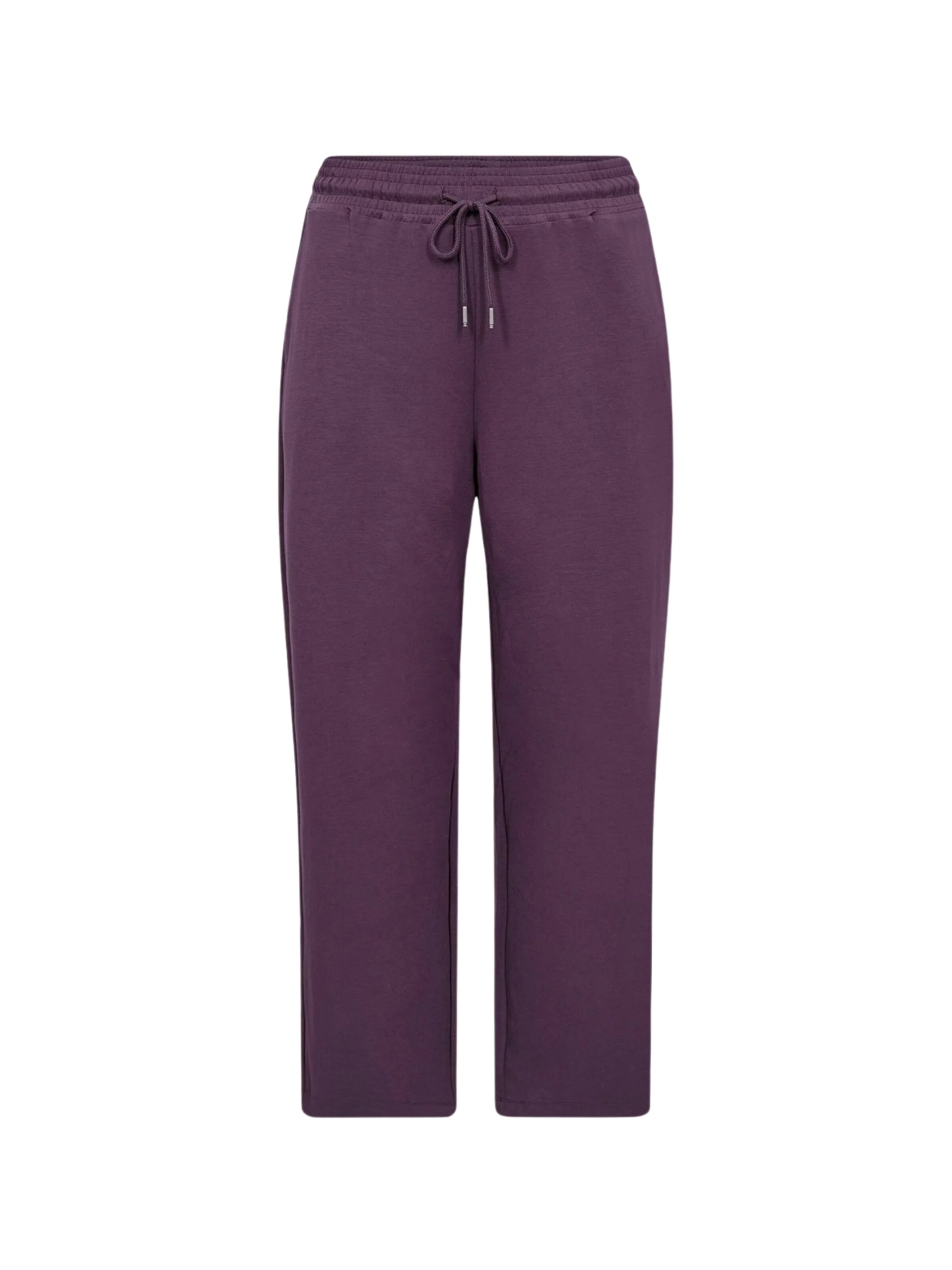 Wasabi Concept Wide Leg Housut värissä lila: etupuoli