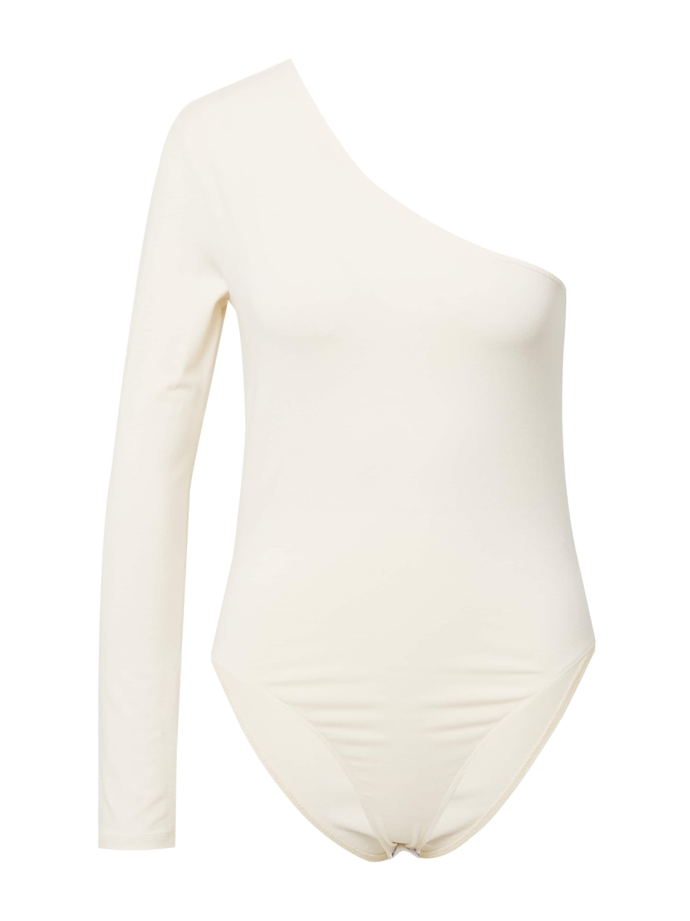 NU-IN Блуза боди в бежово: отпред