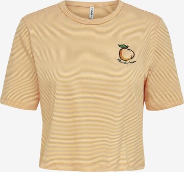 ONLY Shirt 'Fruity' in Oranje: voorkant