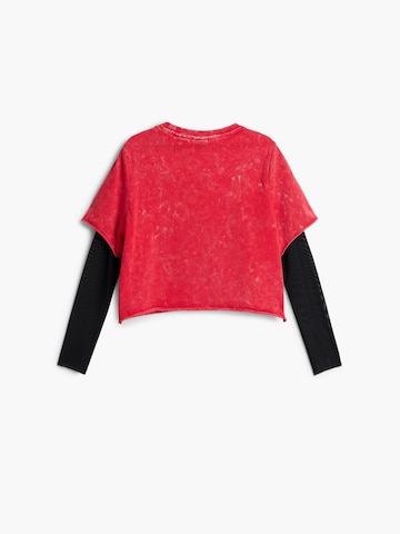 Desigual Collegepaita 'Minnie Mouse' värissä punainen