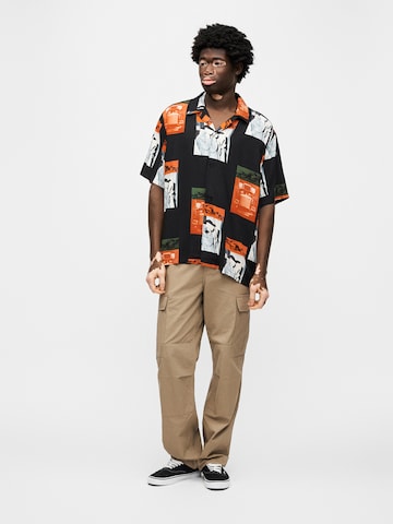 Carhartt WIP Comfort fit Overhemd 'Sean Hamilton' in Zwart