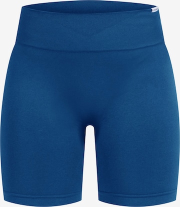 Smilodox Skinny Workout Pants 'Amaze Pro' in Blue: front