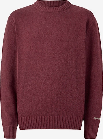 JACK & JONES Пуловер 'JORNORREBRO' в червено: отпред