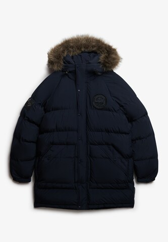 Superdry Winter Coat 'Everest' in Blue