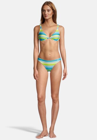 BECO the world of aquasports Bustier Bikini 'Fresh Stripes' in Blau