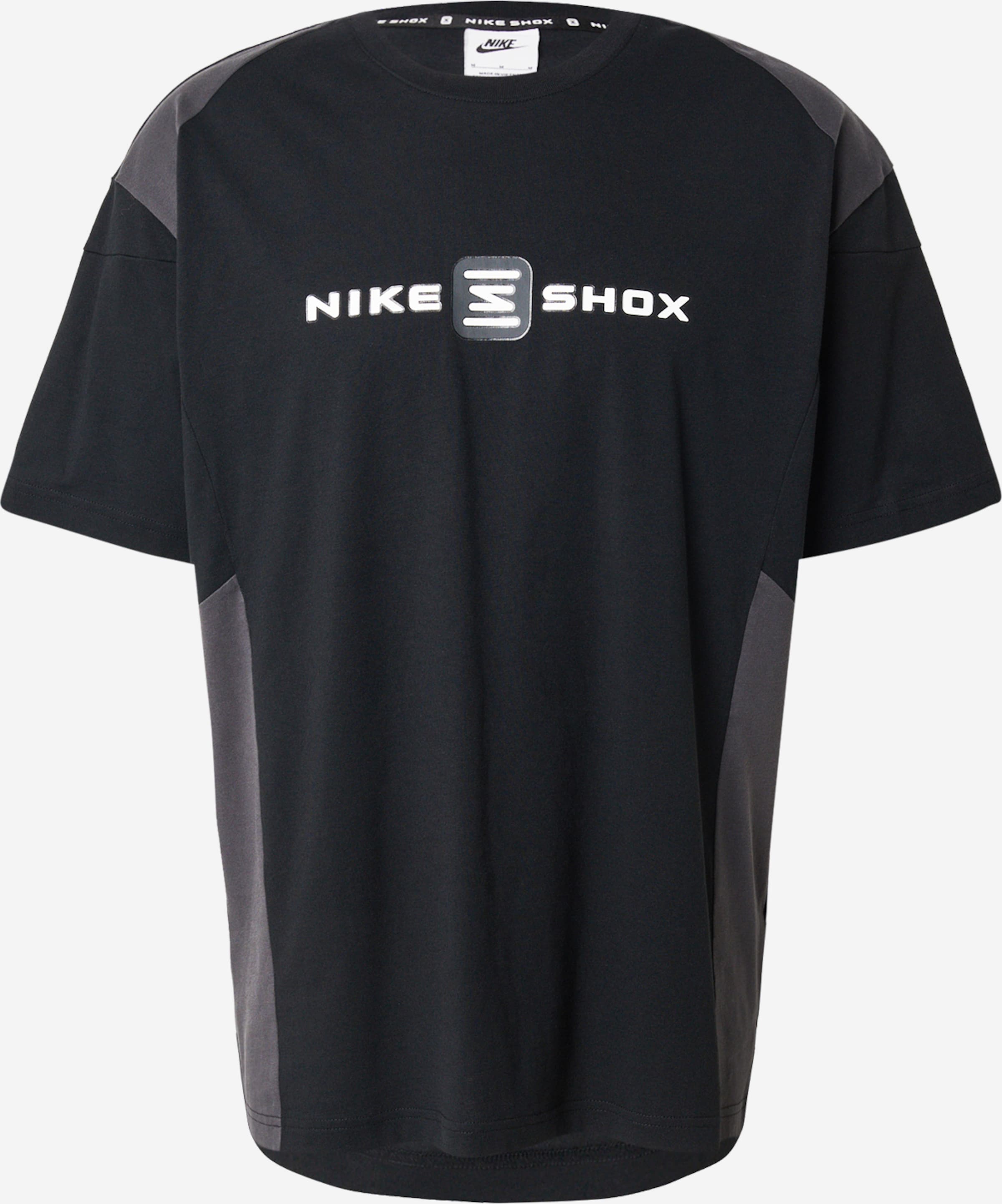 00s euro nike shox Tシャツ Nike Sportswear Shirt 'SHOX' in Black | ABOUT YOU