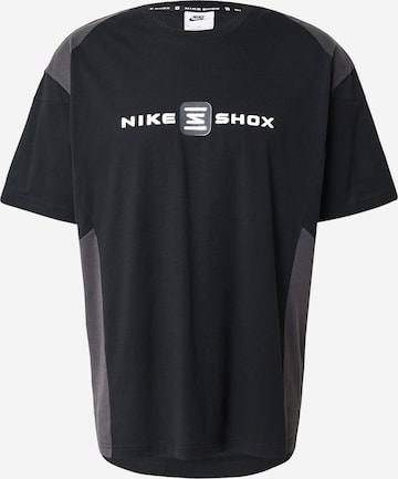 Nike Sportswear T-Shirt 'SHOX' in Schwarz: Vorderseite