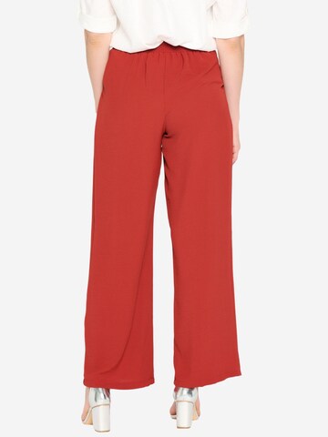 Wide Leg Pantalon à pince 'Wide' LolaLiza en rouge