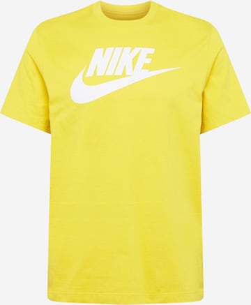 T-Shirt Nike Sportswear en jaune : devant