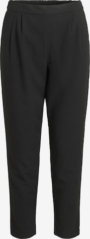 VILA Pleat-Front Pants 'Titti' in Black: front