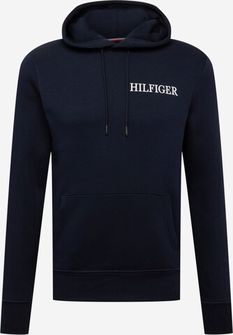 Sweat-shirt TOMMY HILFIGER en bleu : devant