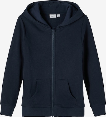 NAME IT Zip-Up Hoodie in Blue: front