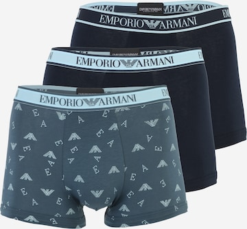 Boxers Emporio Armani en bleu : devant