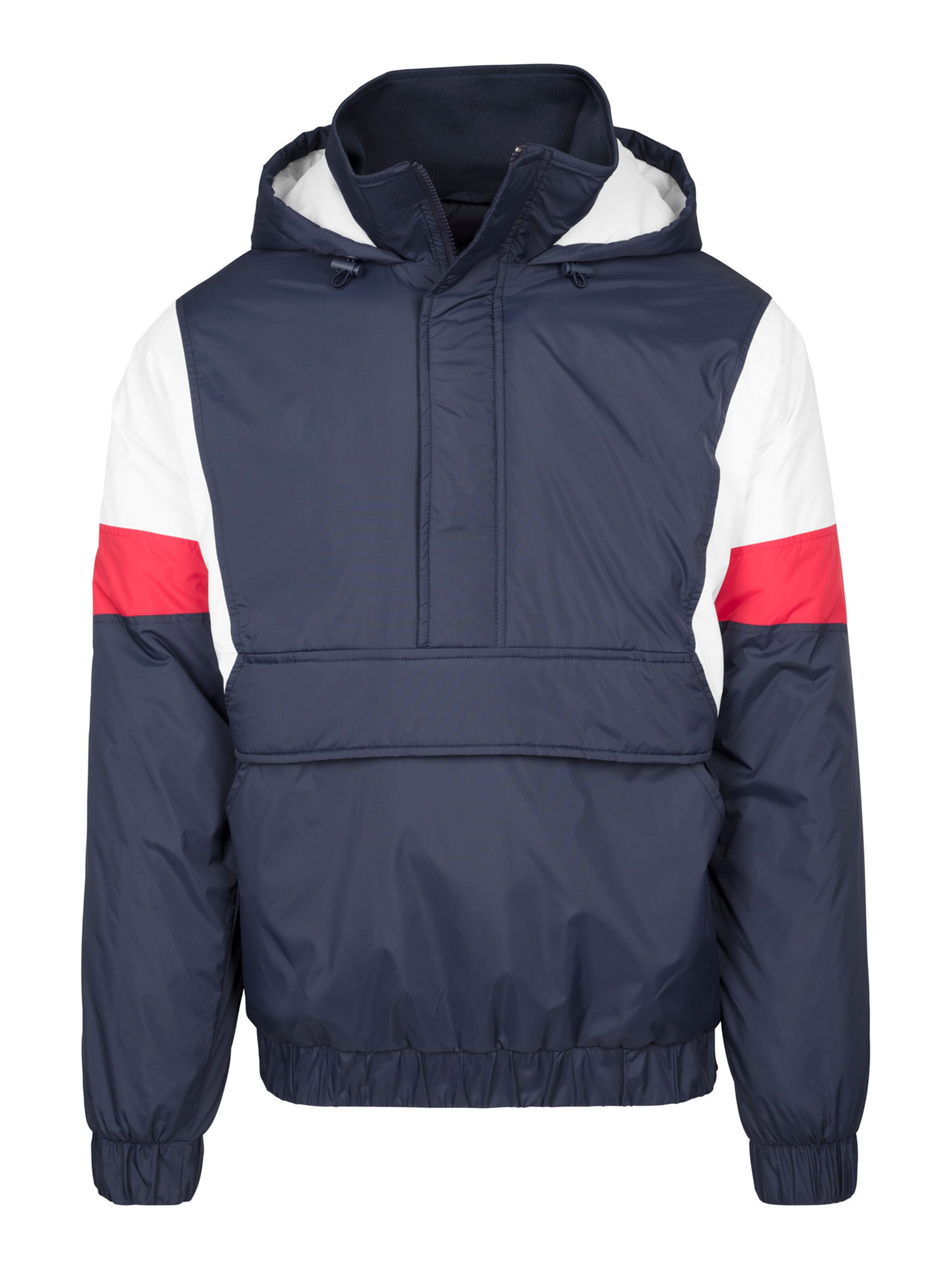 Urban Classics Tussenjas in Blauw: voorkant