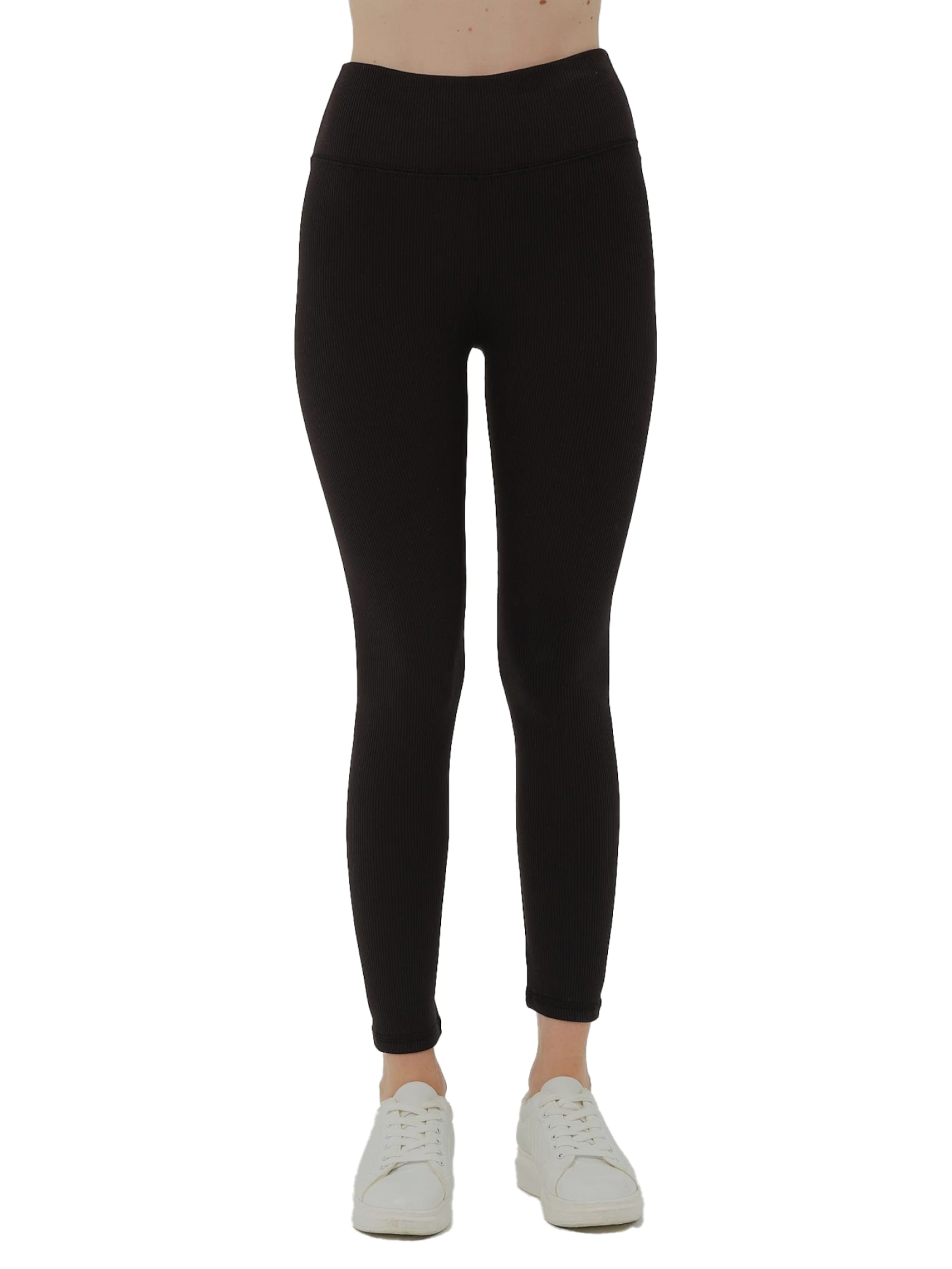 C&City Skinny Leggings in Schwarz: Vorderseite