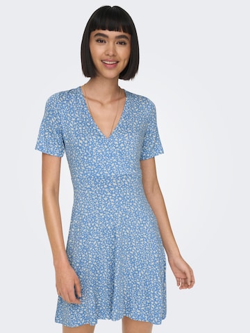 ONLY Letné šaty 'Verona' - Modrá
