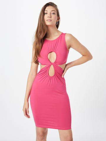 Nasty Gal - Vestido em rosa: frente