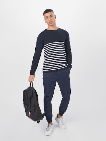 JACK & JONES Tapered Nadrág 'Gordon Lane' - kék