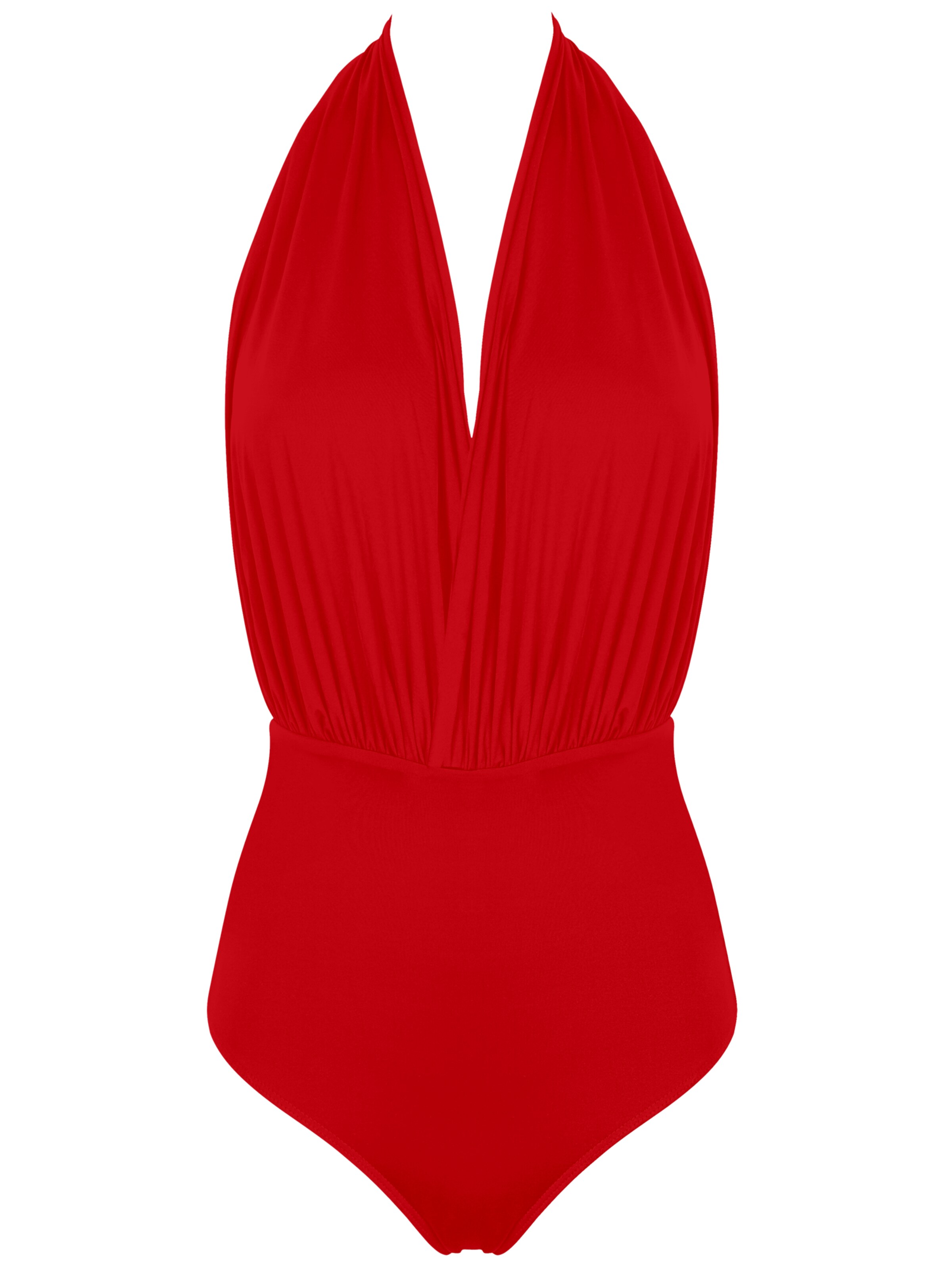 SEA ME SWIM Swimsuit 'ST. TROPEZ' in Red: front