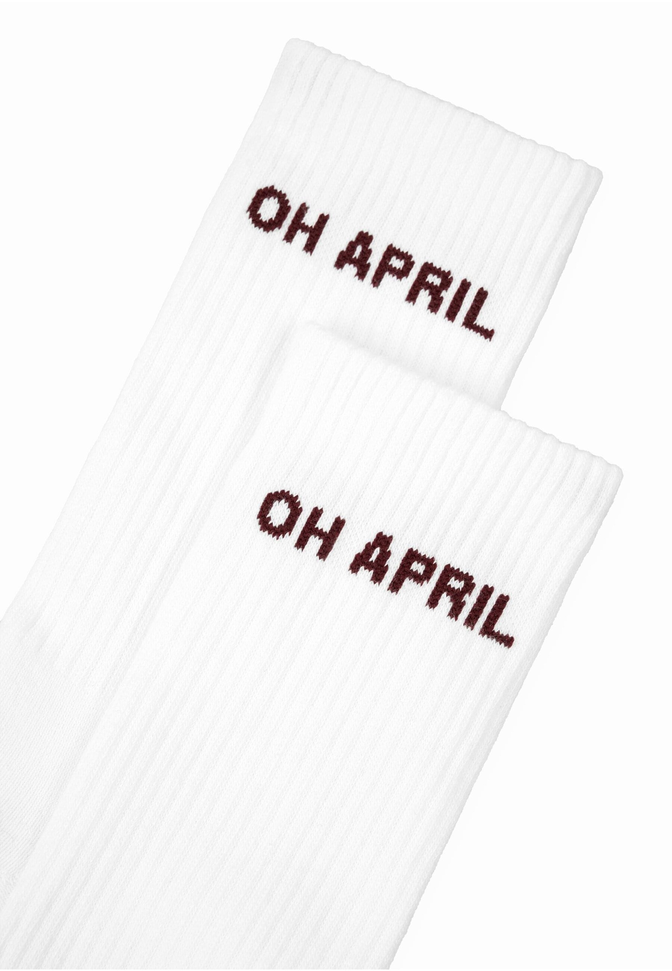 Chaussettes 'Steffi' OH APRIL en blanc