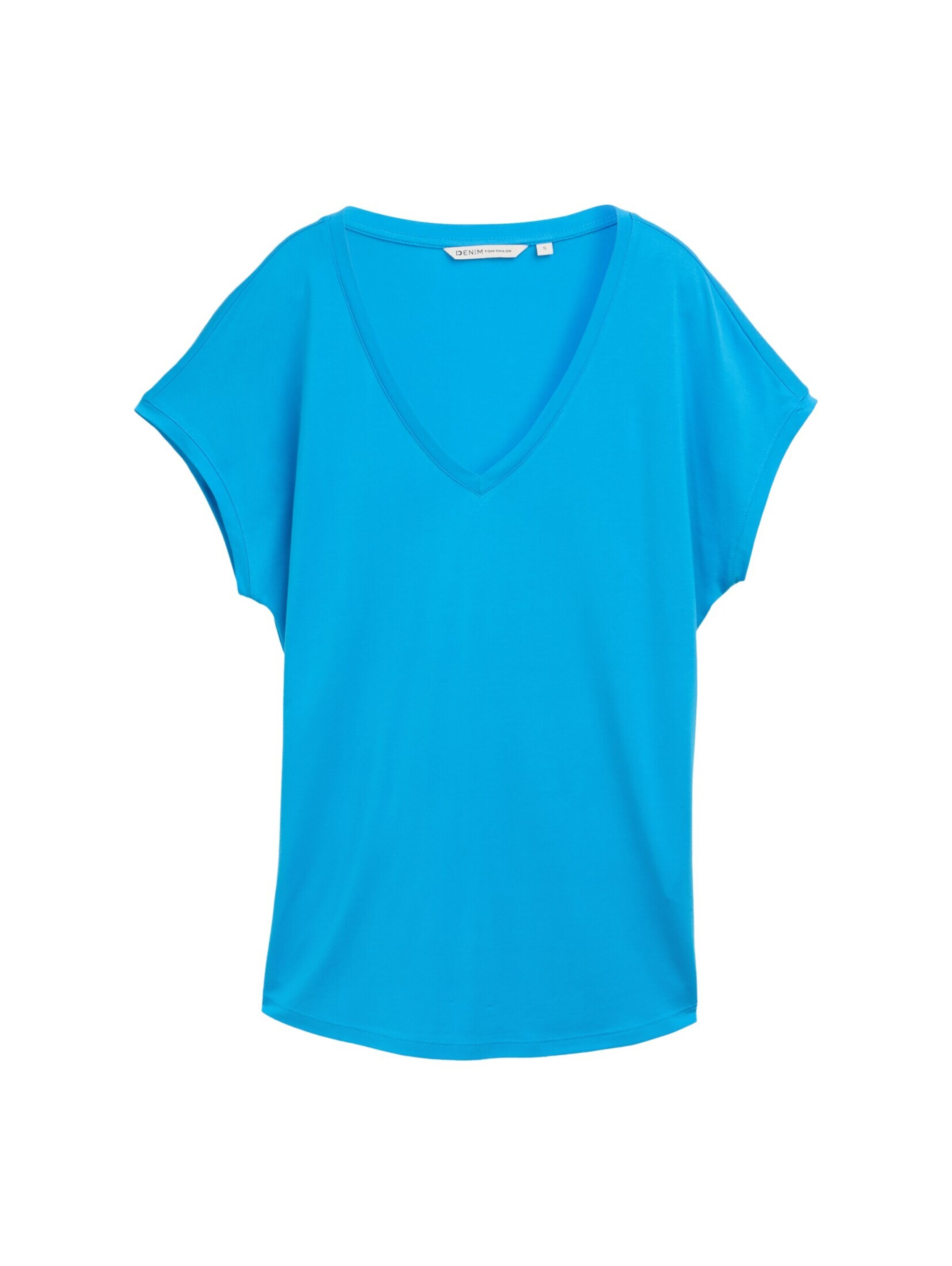 TOM TAILOR DENIM T-Shirt in Blau: Vorderseite