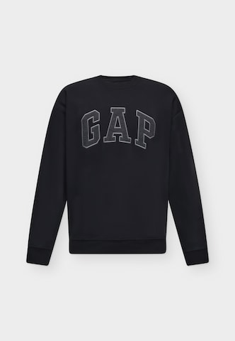 GAP Sweatshirt 'HERITAGE' in Black: front