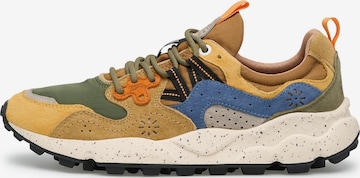 Baskets basses 'YAMANO 3 UNI' Flower Mountain en vert : devant