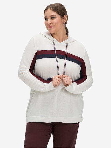 SHEEGO Pullover in Weiß