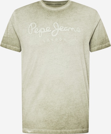 Pepe Jeans Shirt 'WEST SIR' in Groen: voorkant