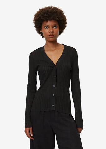 Marc O'Polo Knit cardigan in Black: front