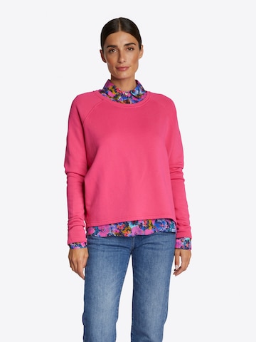 Rich & Royal Sweatshirt in Pink: front