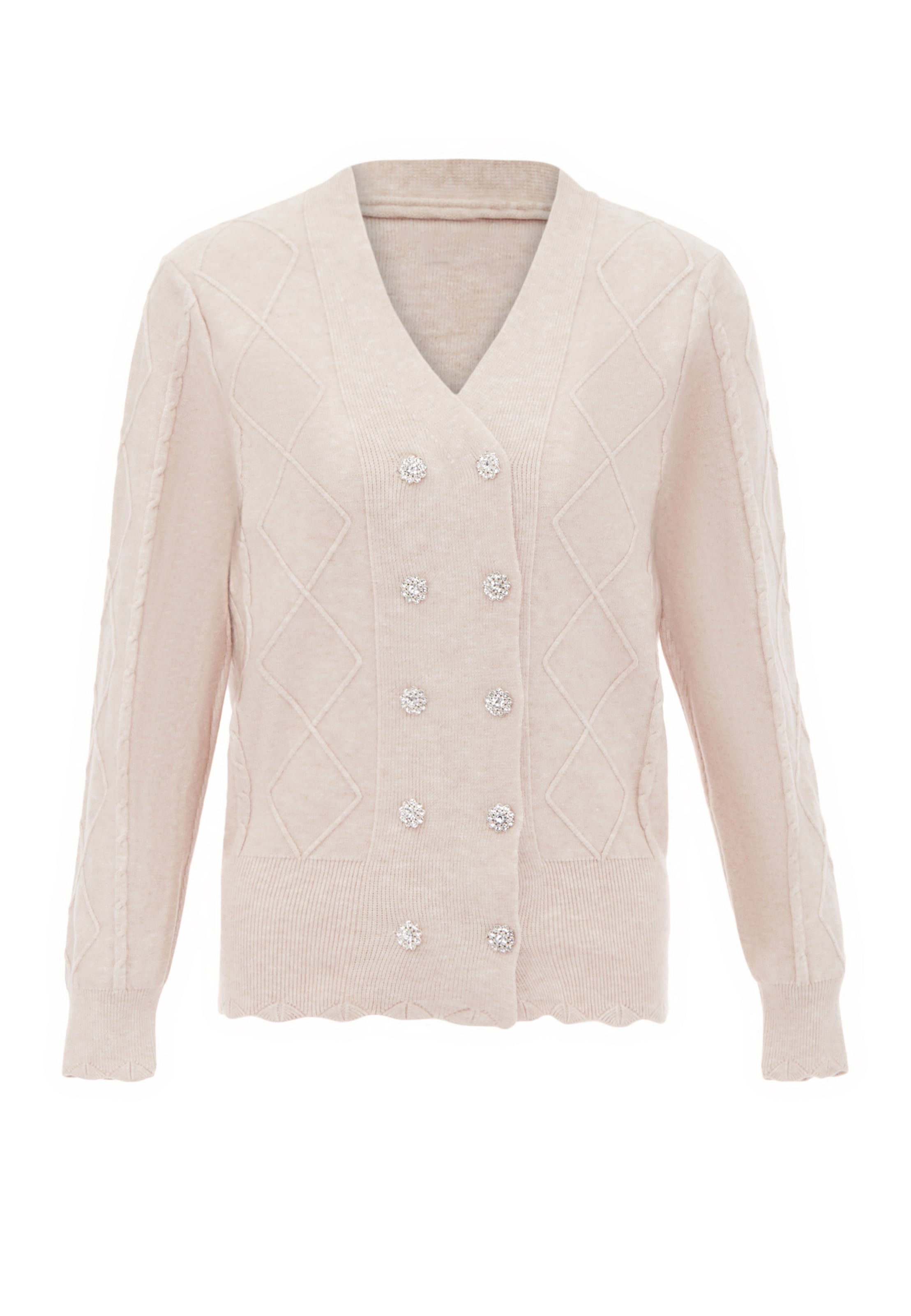 carato Knit cardigan in Beige: front